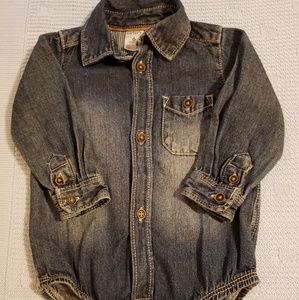 Carter's Jean long sleeved onesie